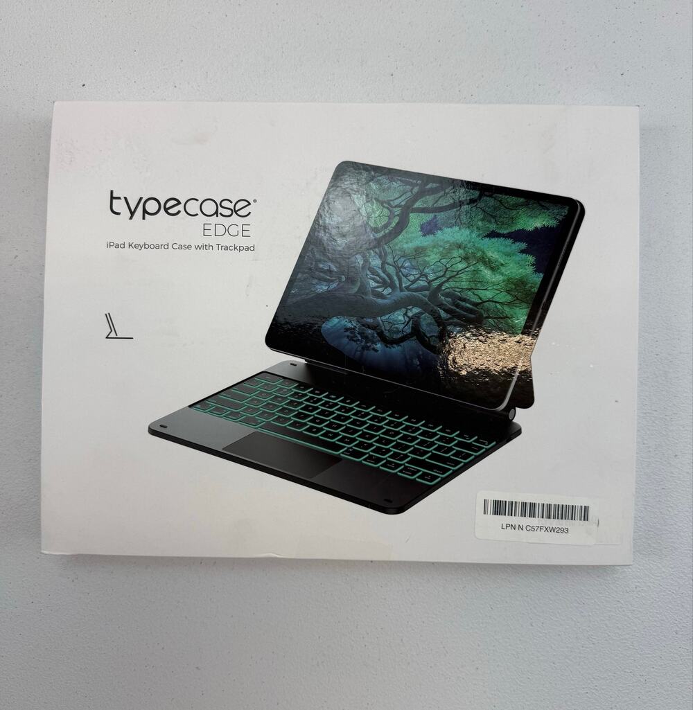 Typecase Edge iPad Pro 13 Keyboard Case Trackpad Magnetic Cantilever Backlit